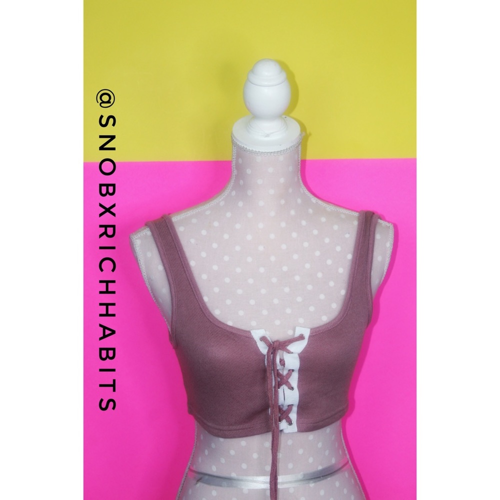 Fashion Nova Laced Crop Top
